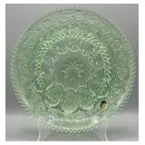 Tiara Indiana Glass Sandwich Pattern Egg Platter