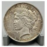 1923 Peace Silver Dollar - 90% Silver