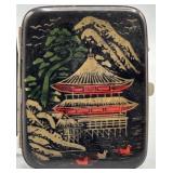 WWII Era Japanese Damascene Cigarette Case
