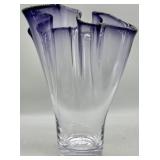 Lenox Purple Hue Crystal Vase