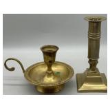 Vintage Brass Candleholders