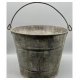 Galvanized Steel Rustic Bucket