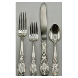 Sterling Silver Towle King Richard 4pc Dinner Set