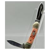 Frost Cutlery Little Canoe Red Bone Trapper Knife