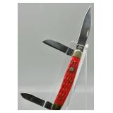 Hen & Rooster Stockman Red Bone Pocket Knife