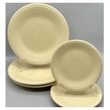 Pale Yellow Fiestaware Dinner & Bread Plates