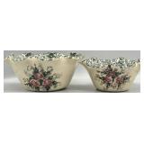 East Texas Marsall Pottery Green Spongeware