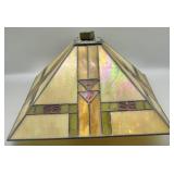 Vintage Meyda Tiffany Style Stained Glass Shade