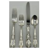 Sterling Silver Towle King Richard 4pc Dinner Set