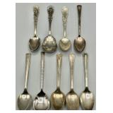 Antique Silverpate & Ornate Spoons