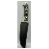 Hand Forged Hunting Knife w/Sheath
