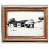 Cedar Lane Market Don Northcutt Signed Print
