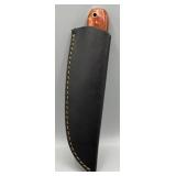 Custom Damascus Steel Knife with Sheath