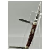 Vintage ERN Crown Shield Stockman Pocket Knife