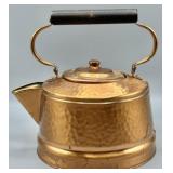 Vintage Hammered Solid Copper Tea Kettle