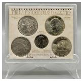 United States Dollar Set includes 90% Silver Coins