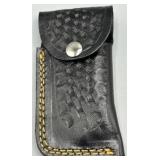 Vintage Leather Folding Knife Sheath