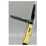 Case XX Yellow 3254 CS Trapper Pocket Knife