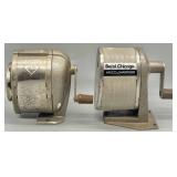 (2) Vintage School Pencil Sharpeners