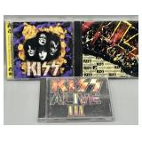 Vintage Kiss Hard Rock Compact Discs