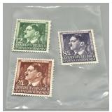 (3) 1944 GrossDeutsche Reich Hilter Nazi Stamps
