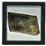Original WWII German Nazi Skull Patch Worn Badge