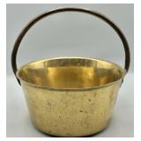 Antique Brass & Iron Gathering Pail