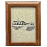 Don Northcutt Framed Signed Print - SEE DESC