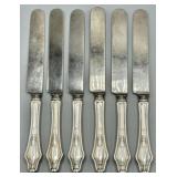 Vintage T.R.M. Sterling Silver Handle Knife Set