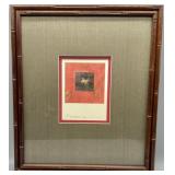 Nina Matsuno Framed Art Dragon Silk