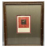 Nina Matsuno Framed Art Dragon Silk Art