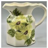 Vintage Handpainted Ceramic Pitcher
