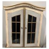 Vintage Wood Display Cabinet