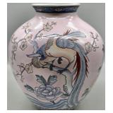 Vintage Macau Japanese Style Ceramic Vase