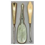Circa 1890-1920s Celluloid Vanity Set