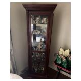 Curio cabinet & contents *no key
