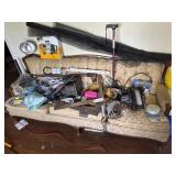 Couch and contents