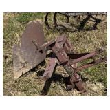 One bottom plow
