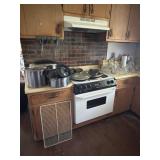 Misc kitchen on countertop clean out