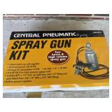 Central pneumatic spray gun kit
