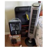 2 heaters and fan