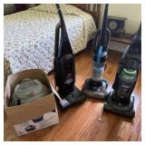 Shop vac  & 3 vacuums