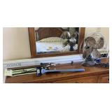 Fan, curtain rod, mini flag pole etc