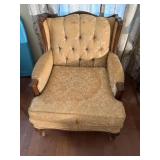 Straight back chair