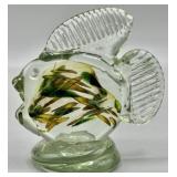 Mid-Century Venetian Art Glass Fish Sculpture