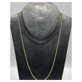 14k Italy Gold Ball Chain