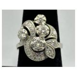 14k White Gold Ring