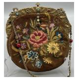 19th Century French Embroidered Purse