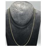 14k Gold Rope  Twist Chain Necklace
