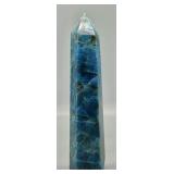 Blue Apatite Obelisk Crystal Tower